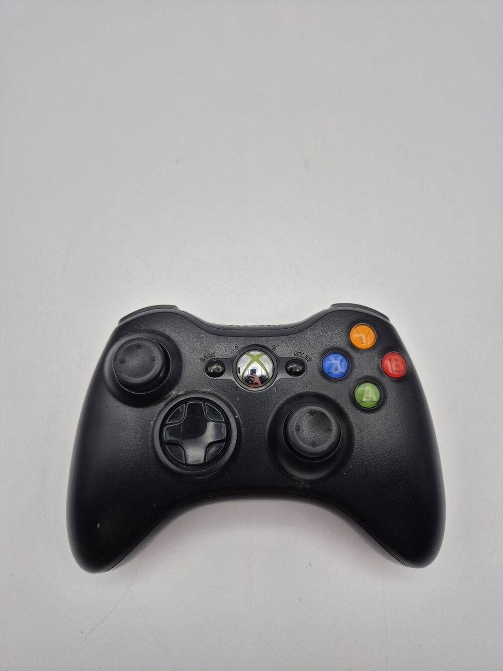 Genuine OEM Microsoft Xbox 360 Wireless Black Controller Model 1403 Tested